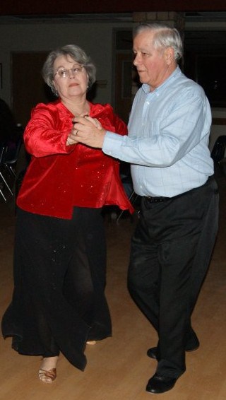 Sue and Al at Cupid Shuffle
